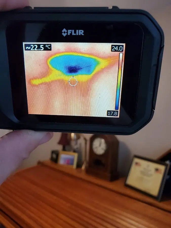 Thermal imaging inspection for water damage in New Smyrna Beach