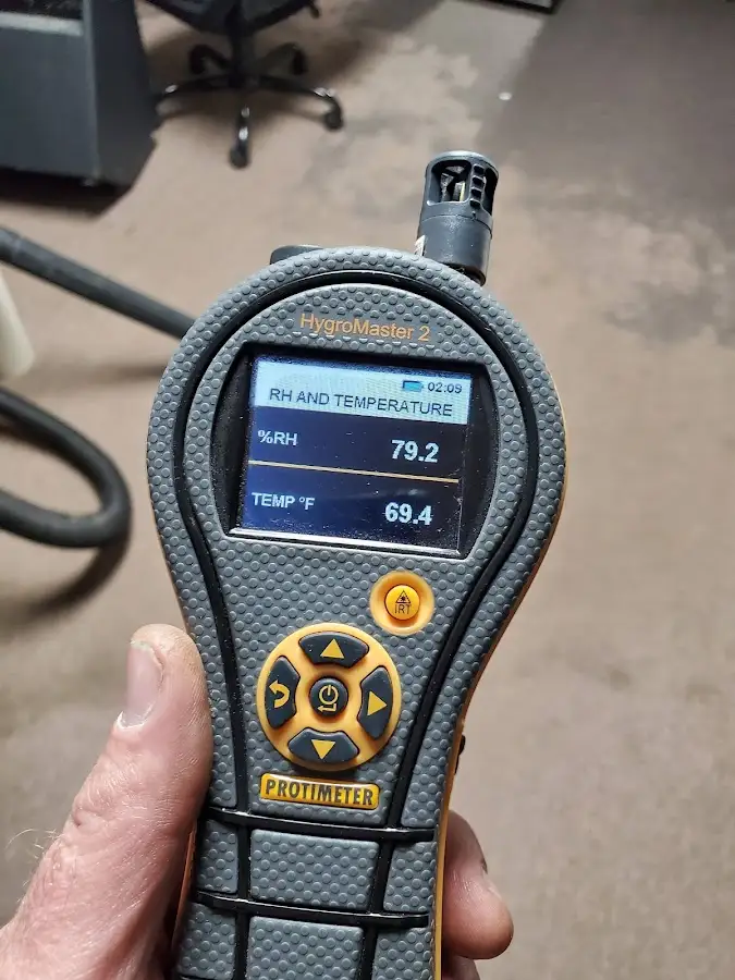 Moisture meter humidity assessment for Mold Remediation & Removal in New Smyrna Beach