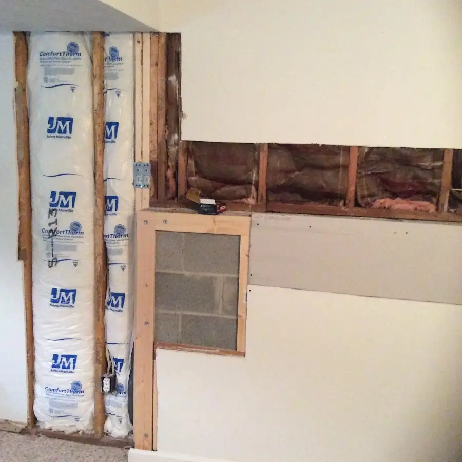 Wall insulation replacement during Structural Drying in New Smyrna Beach